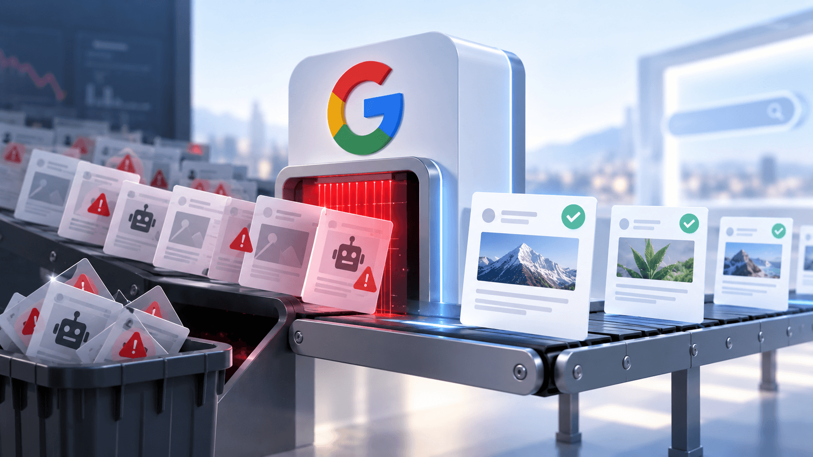 Google Ağustos Güncellemesi: AI İçerik Riski | Vizenith — SEO & GEO kapak görseli
