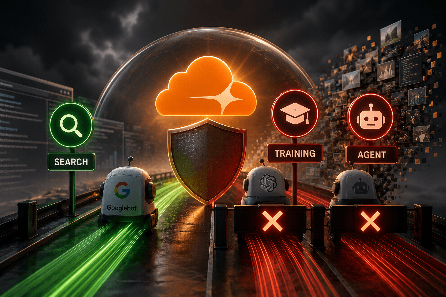 Cloudflare 15 Eylül'de Botları Nasıl Ayırıyor? | Vizenith — SEO & GEO kapak görseli